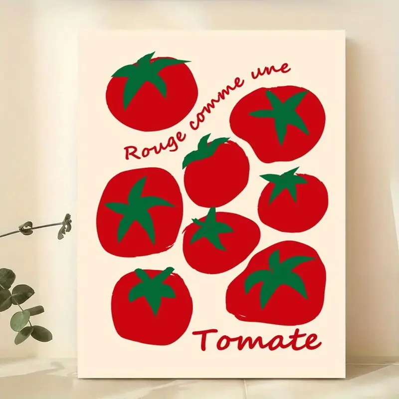 Home Decor Foto - Impresiones artísticas de pared de tomates