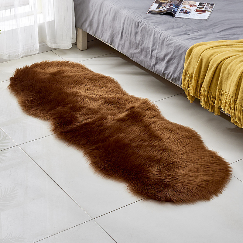 Cowhide Rug Faux - Alfombra de piel sintética de oveja