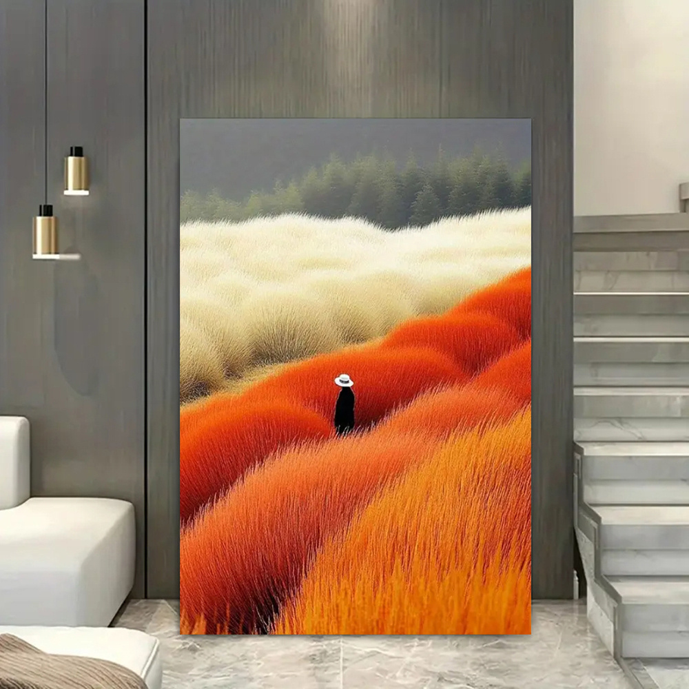 Home Decor Orange - Póster e impresiones de paisaje abstracto