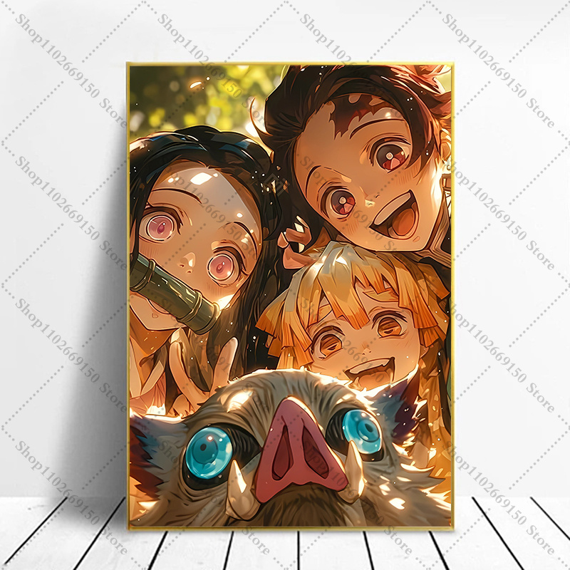 Home Decor Canvas - Cuadro Creativo de Anime, Accesorios de