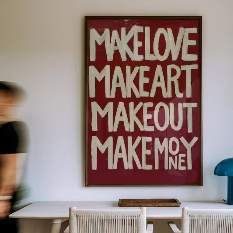 Home Decor Foto - Cuadro moderno y retro hecho a