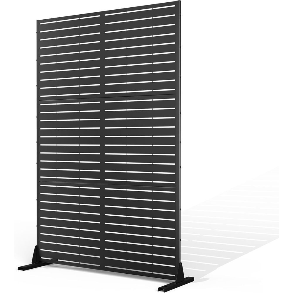 H&M Home Decor - Panel de privacidad metálico independiente para