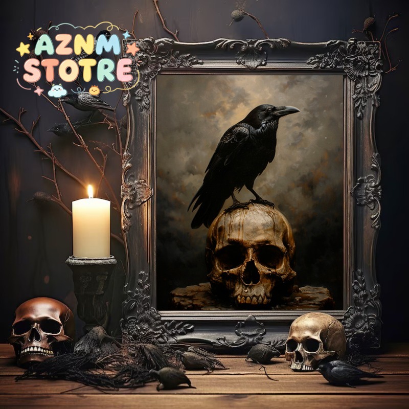 Home Decor Gothic - Póster de Lona con Diseño de