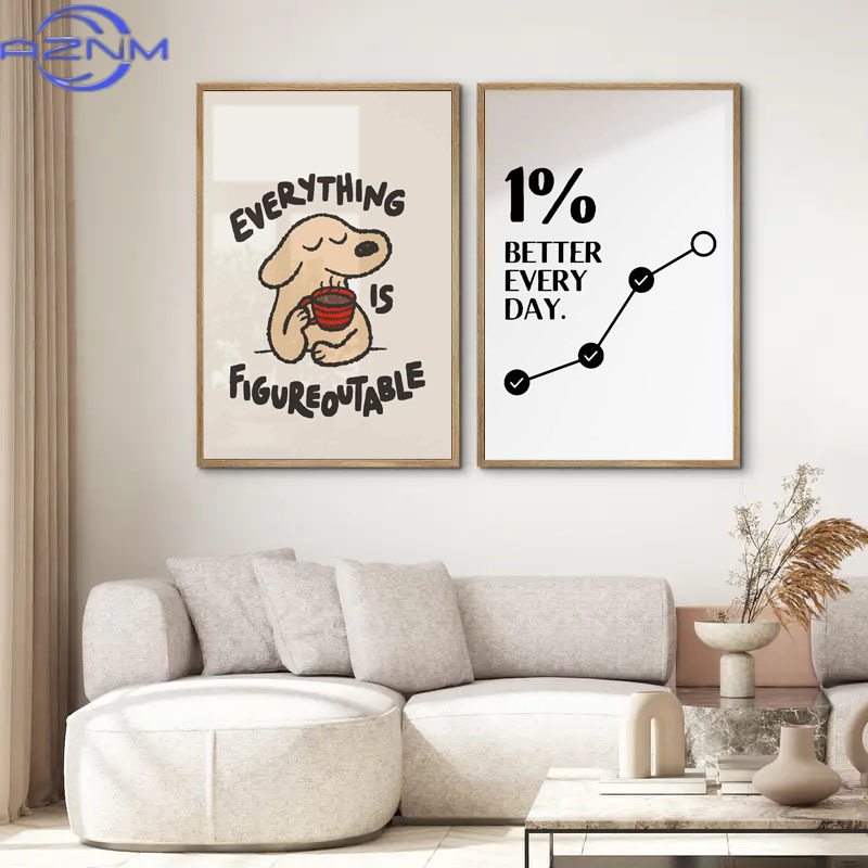 Home Decor Quotes Ideas - AZNM 1 pieza de póster con