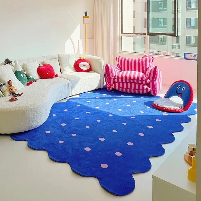 Home Decor Ig - Alfombra azul Klein para sala de