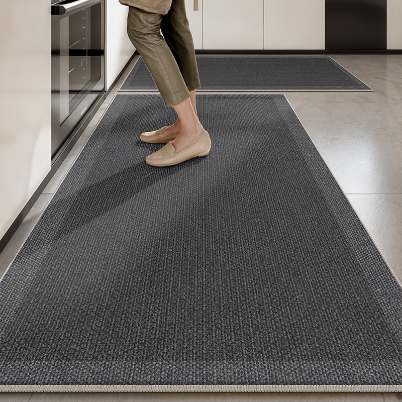 Home Decor Online Free - Alfombra para Cocina, Tapete Gris Oscuro,