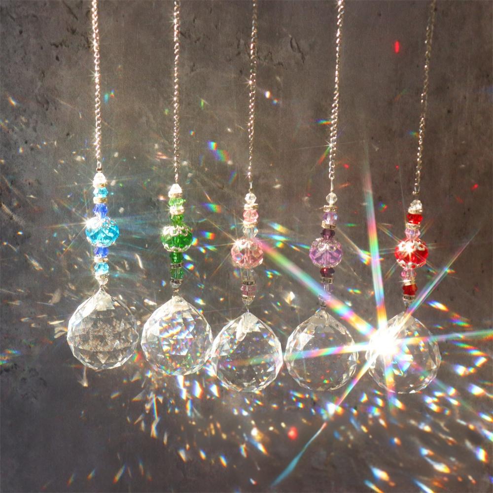 Crystal Sun Catcher - Atrapasueños de cristales para colgar para