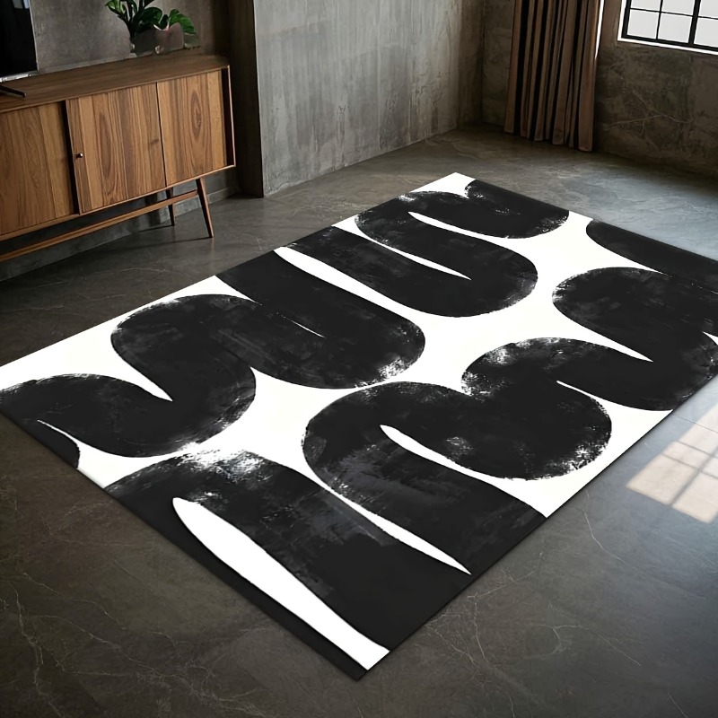 Home Decor Ig - Alfombra minimalista moderna para sala de