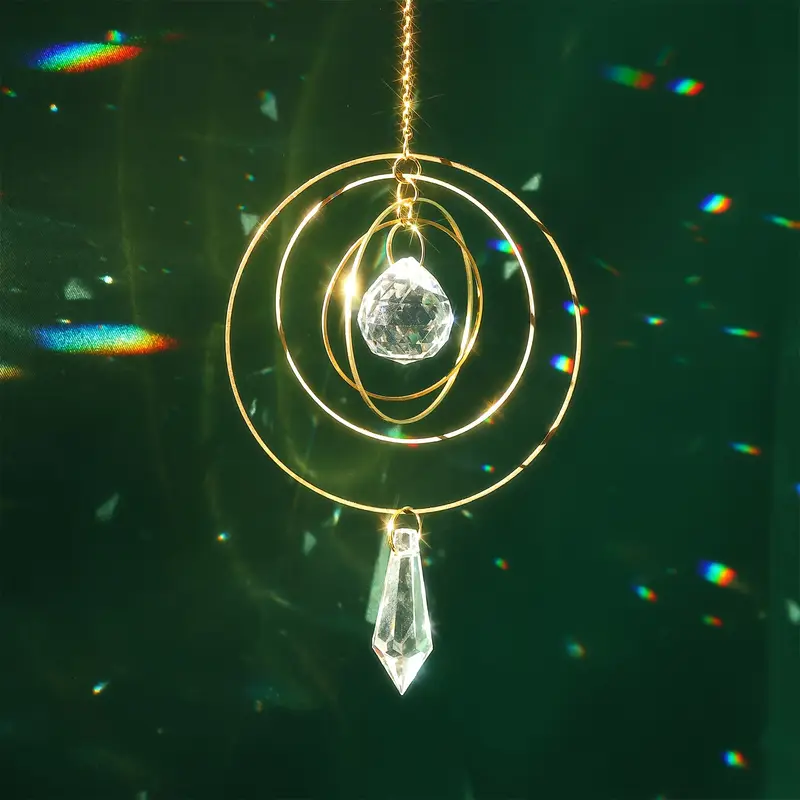 Crystal Sun Catcher - Atrapasueños de jardín de cristal de