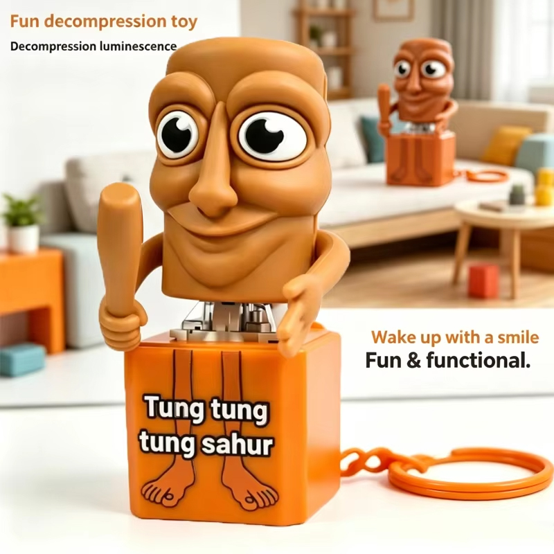 Home Decor Happy - Nuevo Llavero Tung Tung Tung Sahur,