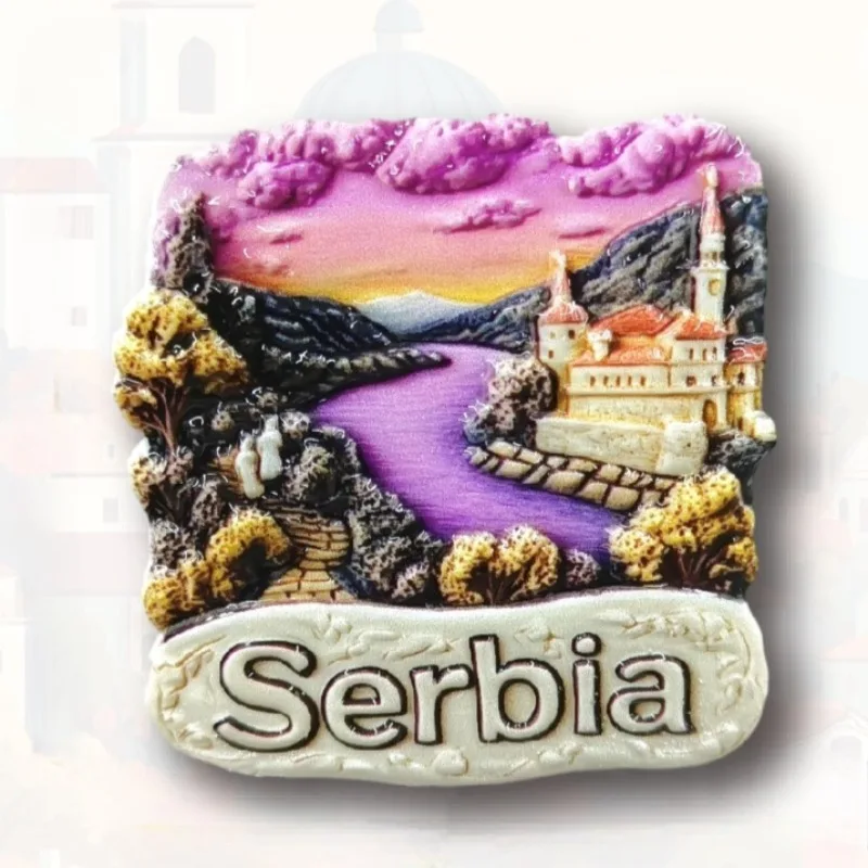 Home Decor Novi Sad - Pegatinas para nevera de Serbia, recuerdos