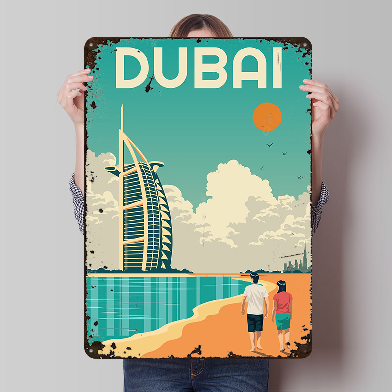 Home Decor Dubai - Póster Impreso de Viajes a Dubái,