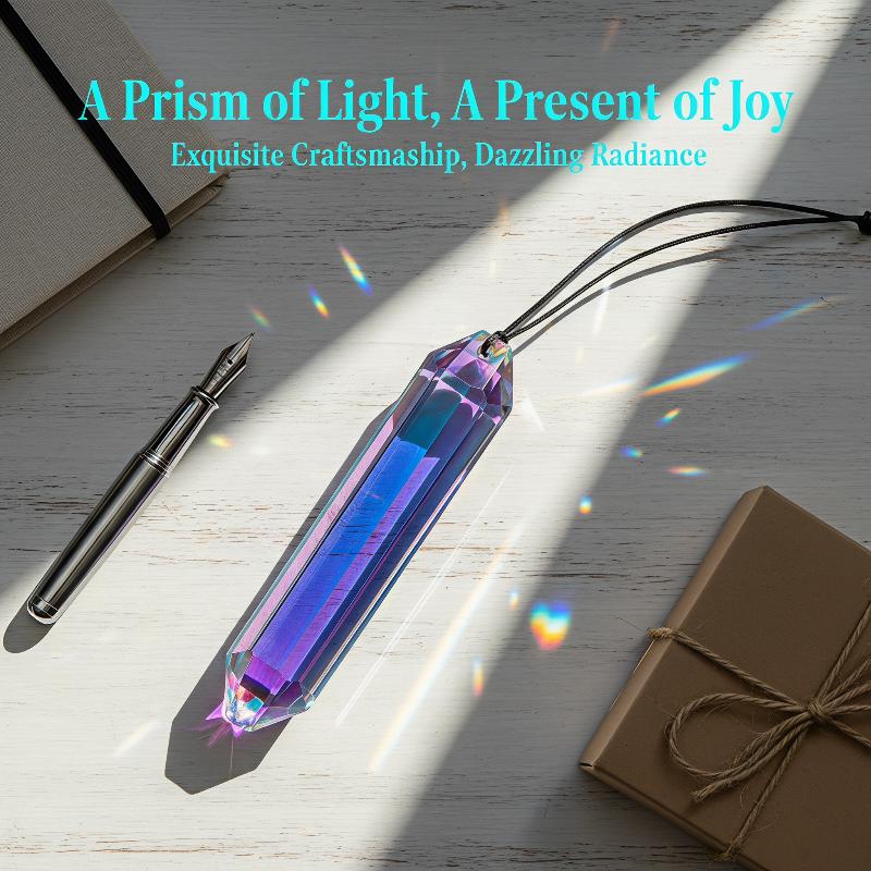 Crystal Sun Catcher - Prisma Colgante de Cristal Artificial Colorido,