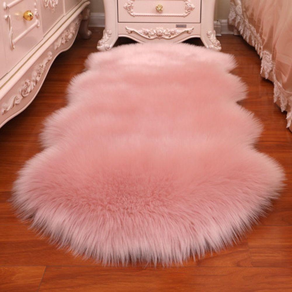 Cowhide Rug Faux - Alfombra de pelo largo de piel