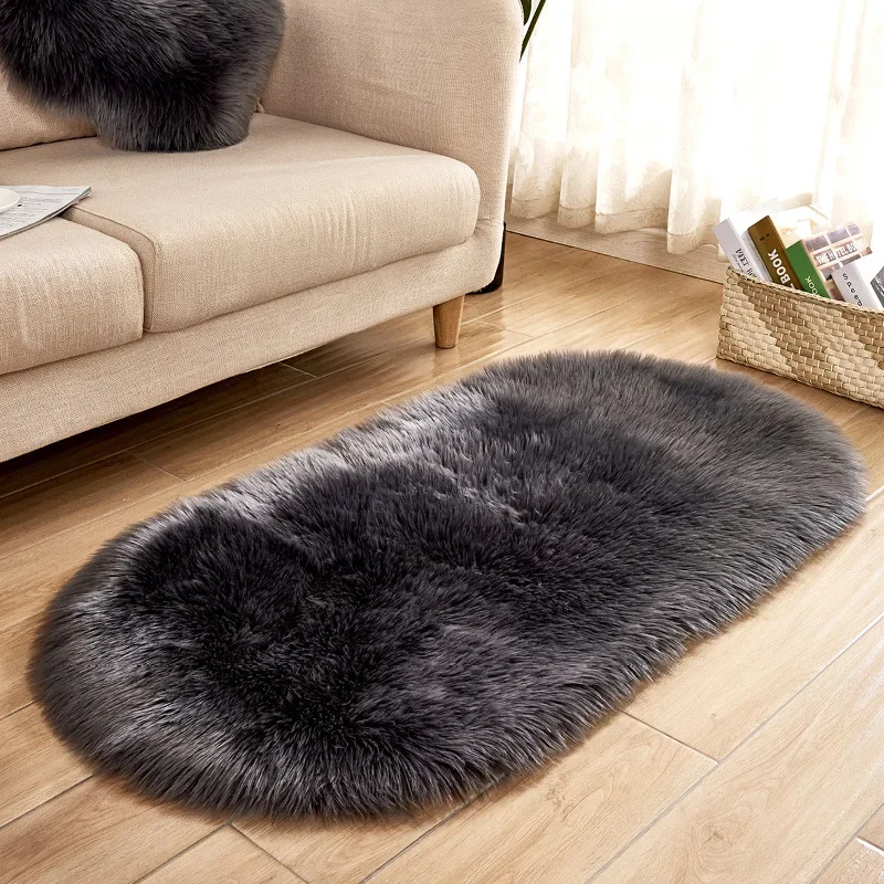 Cowhide Rug Faux - Alfombra de lujo de piel sintética,