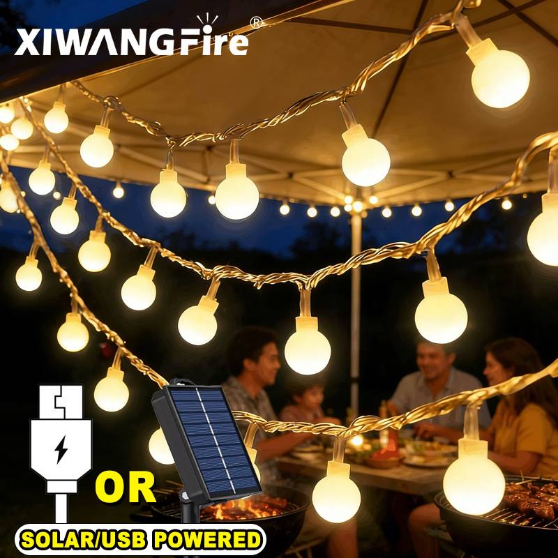 Guirnalda de Luces Solares/USB - Home Decor For Wedding reseña y precio