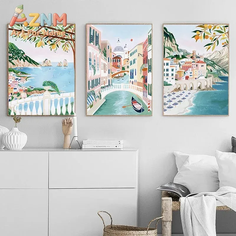 Póster con imágenes de ciudade - Home Decor London reseña y precio