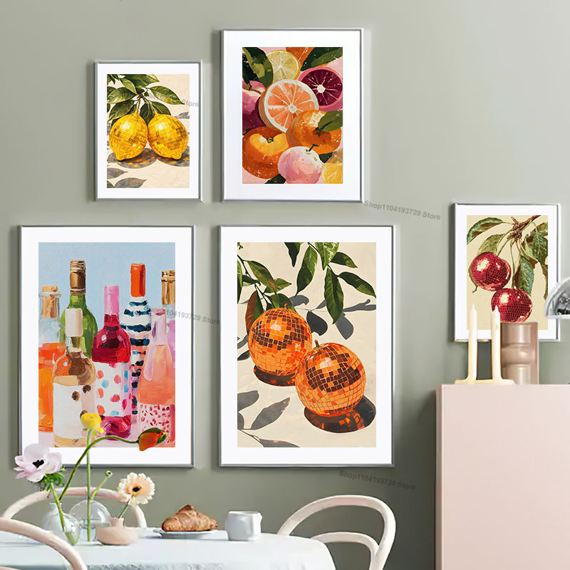 Póster Creativo Retro de Moda  - Home Decor Orange reseña y precio