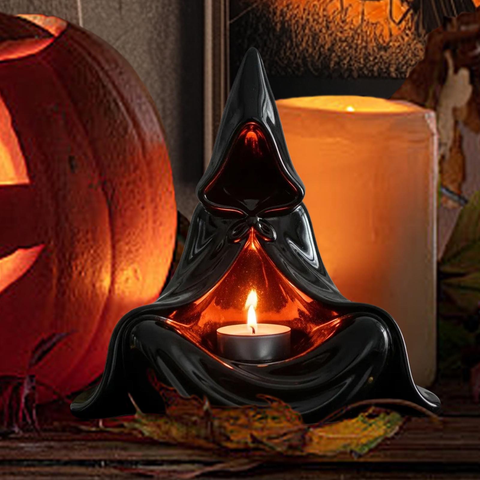 Portavelas espeluznante, decor - Home Decor Gothic reseña y precio