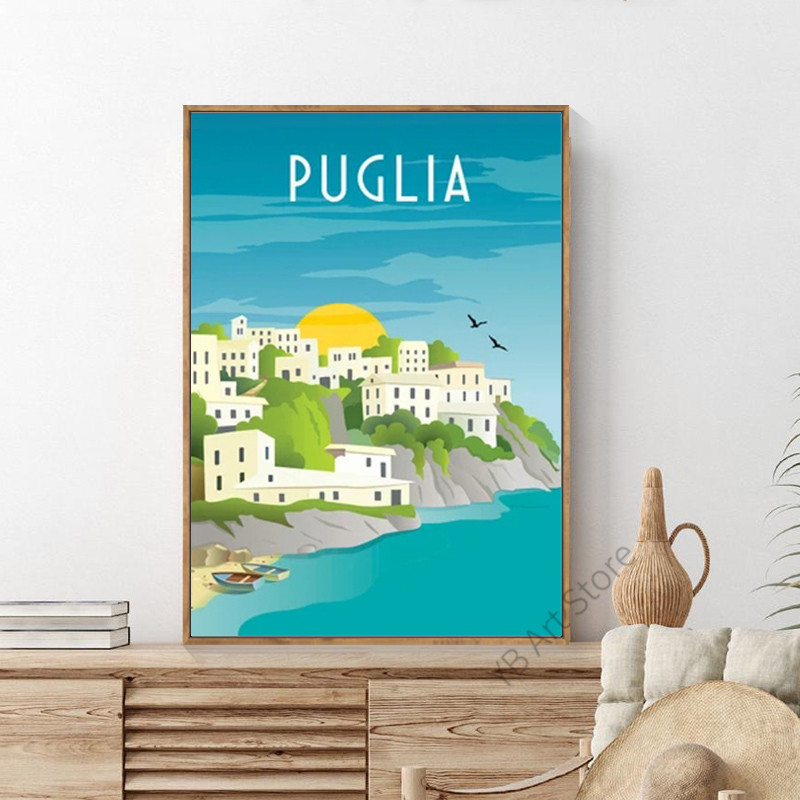 Póster de Monaco, pintura en l - Home Decor Dubai reseña y precio
