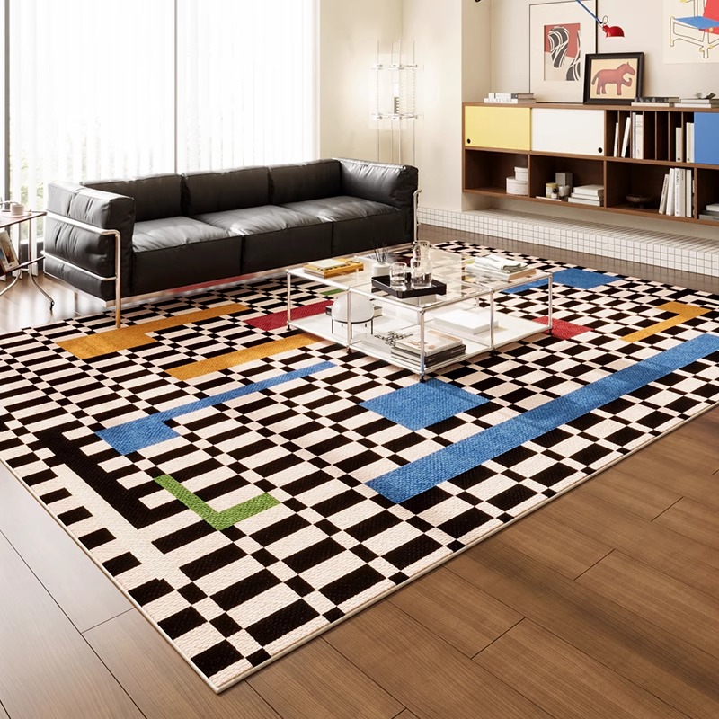Alfombra moderna con patrón ge - Home Decor Ig reseña y precio