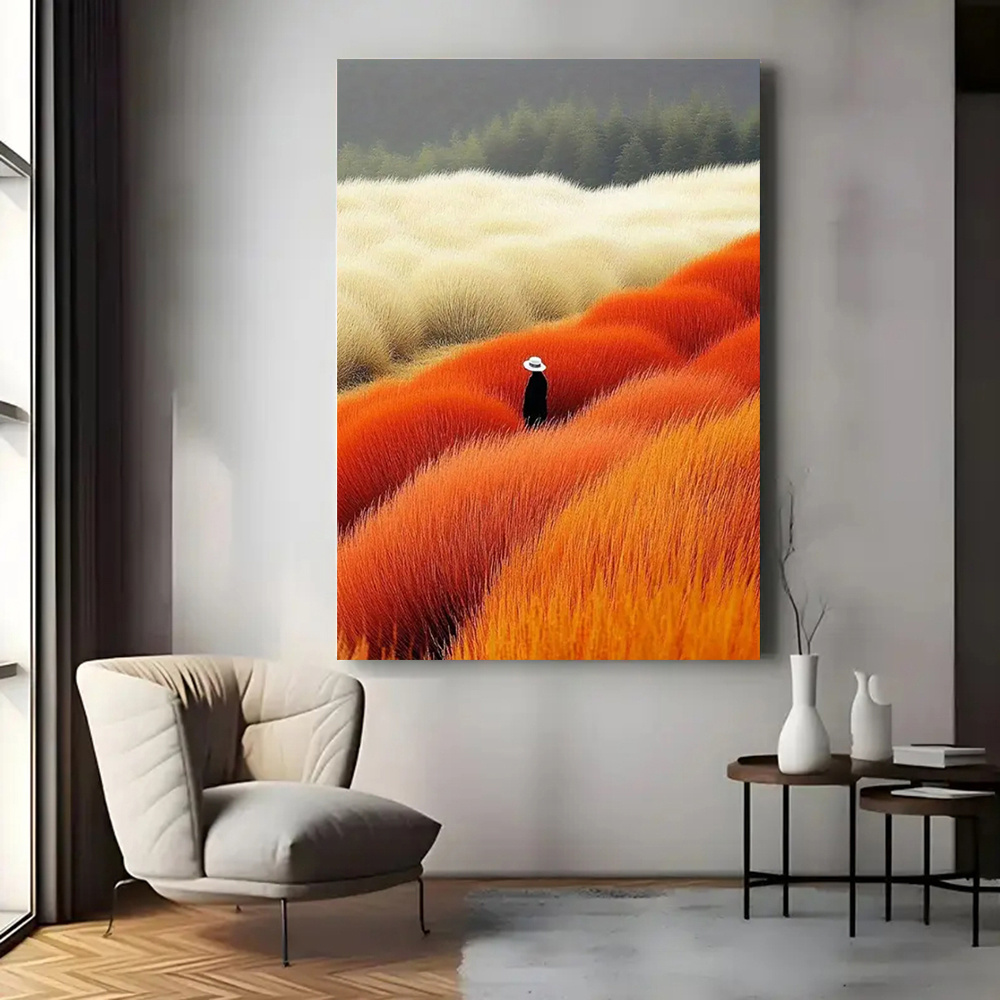 Póster e impresiones de paisaj - Home Decor Orange reseña y precio