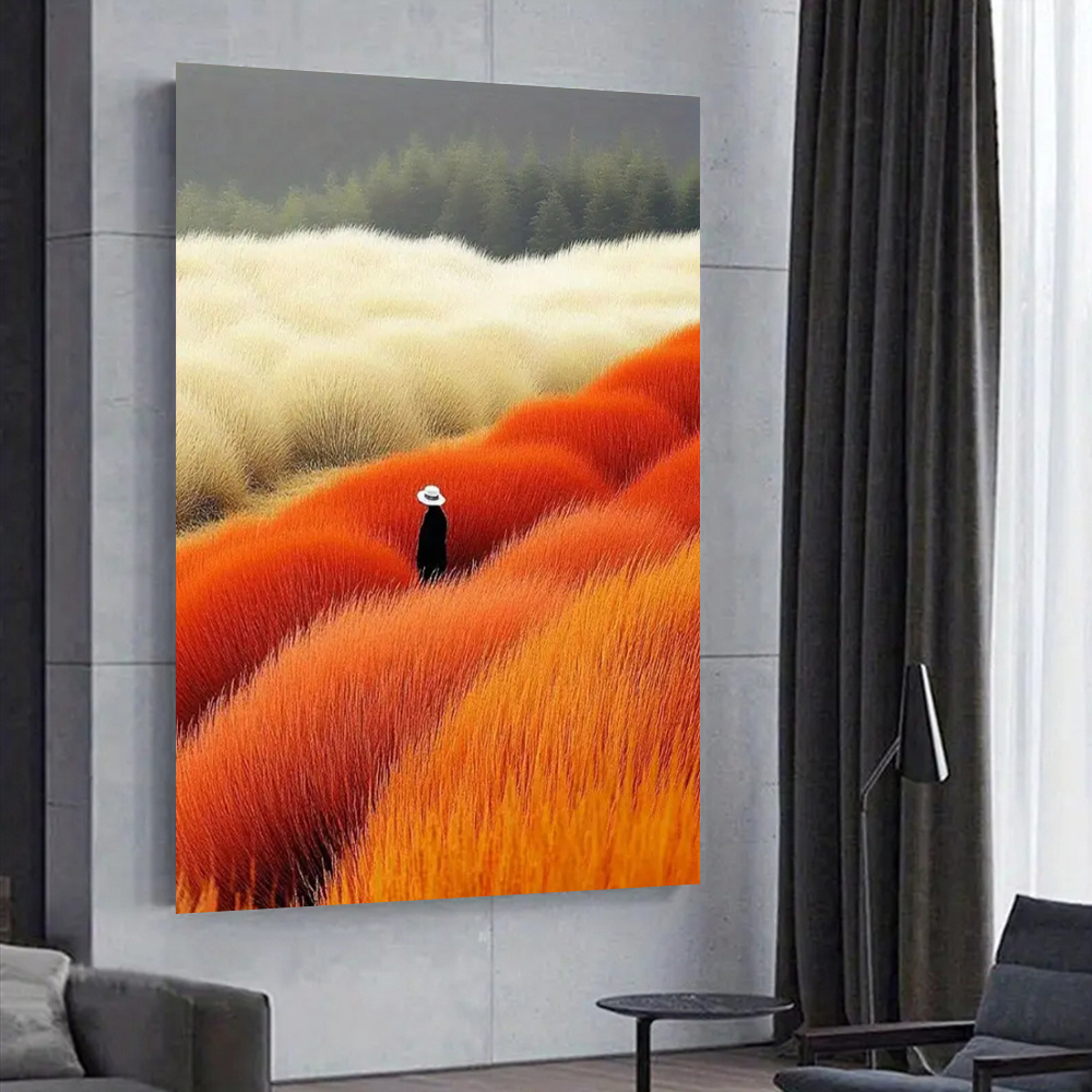 Póster e impresiones de paisaj - Home Decor Orange reseña y precio