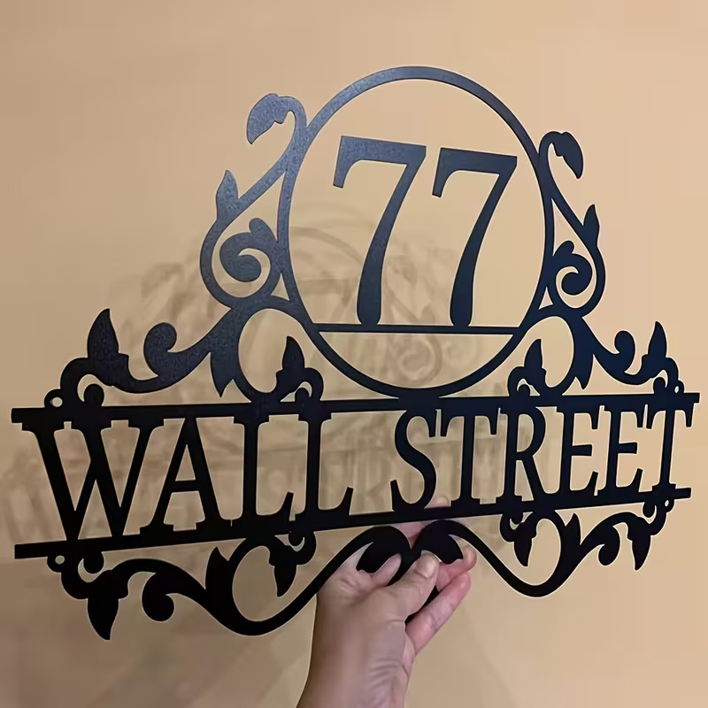 Letrero Personalizado de Metal - Home Decor Happy reseña y precio