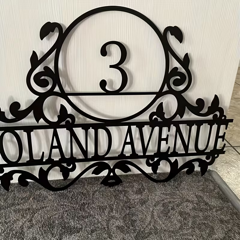 Letrero Personalizado de Metal - Home Decor Happy reseña y precio