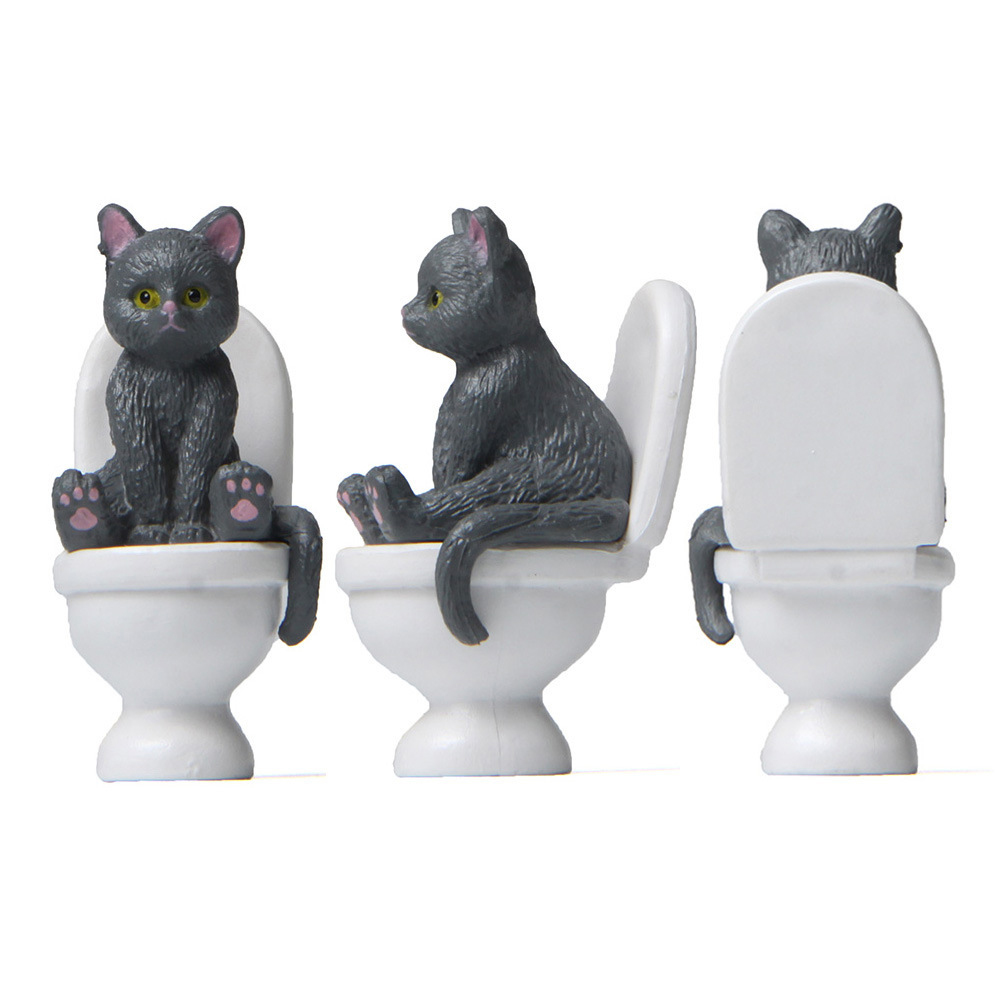 Figuras de gato sentado, adorn - Home Decor Korea reseña y precio