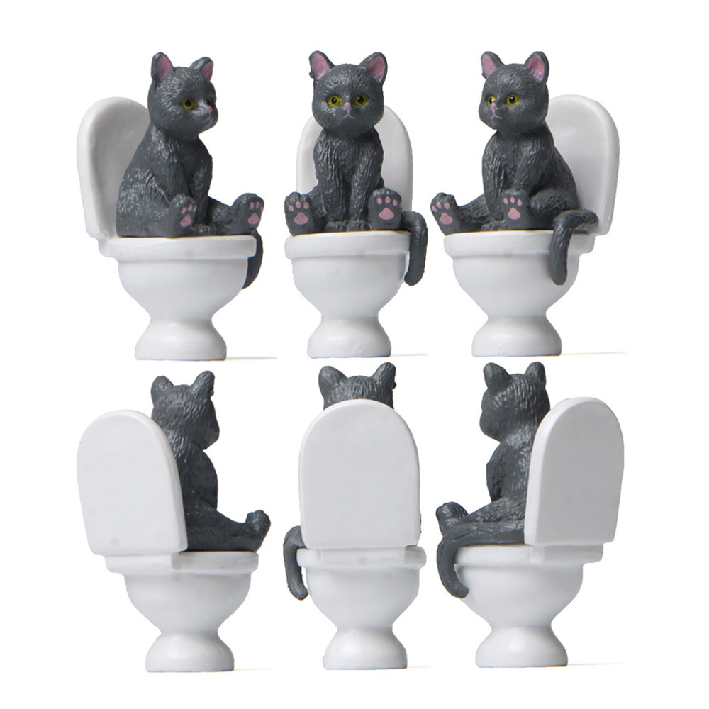 Figuras de gato sentado, adorn - Home Decor Korea reseña y precio