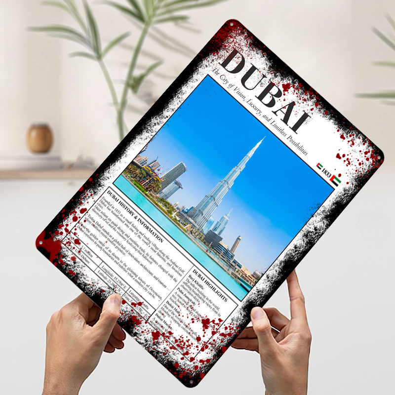 Póster Impreso con Paisaje Urb - Home Decor Dubai reseña y precio
