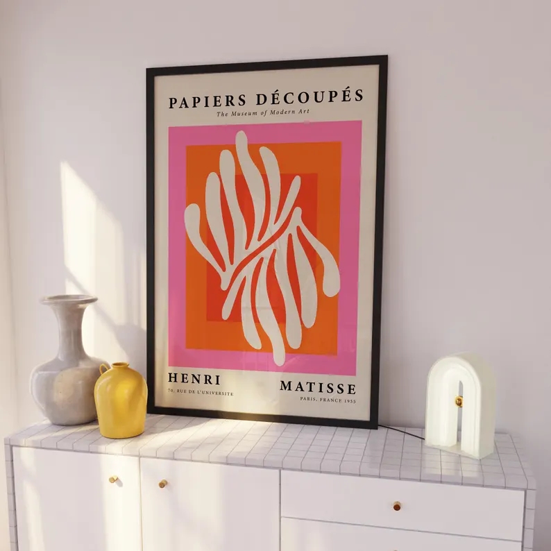 3 piezas de arte moderno naran - Home Decor Orange reseña y precio