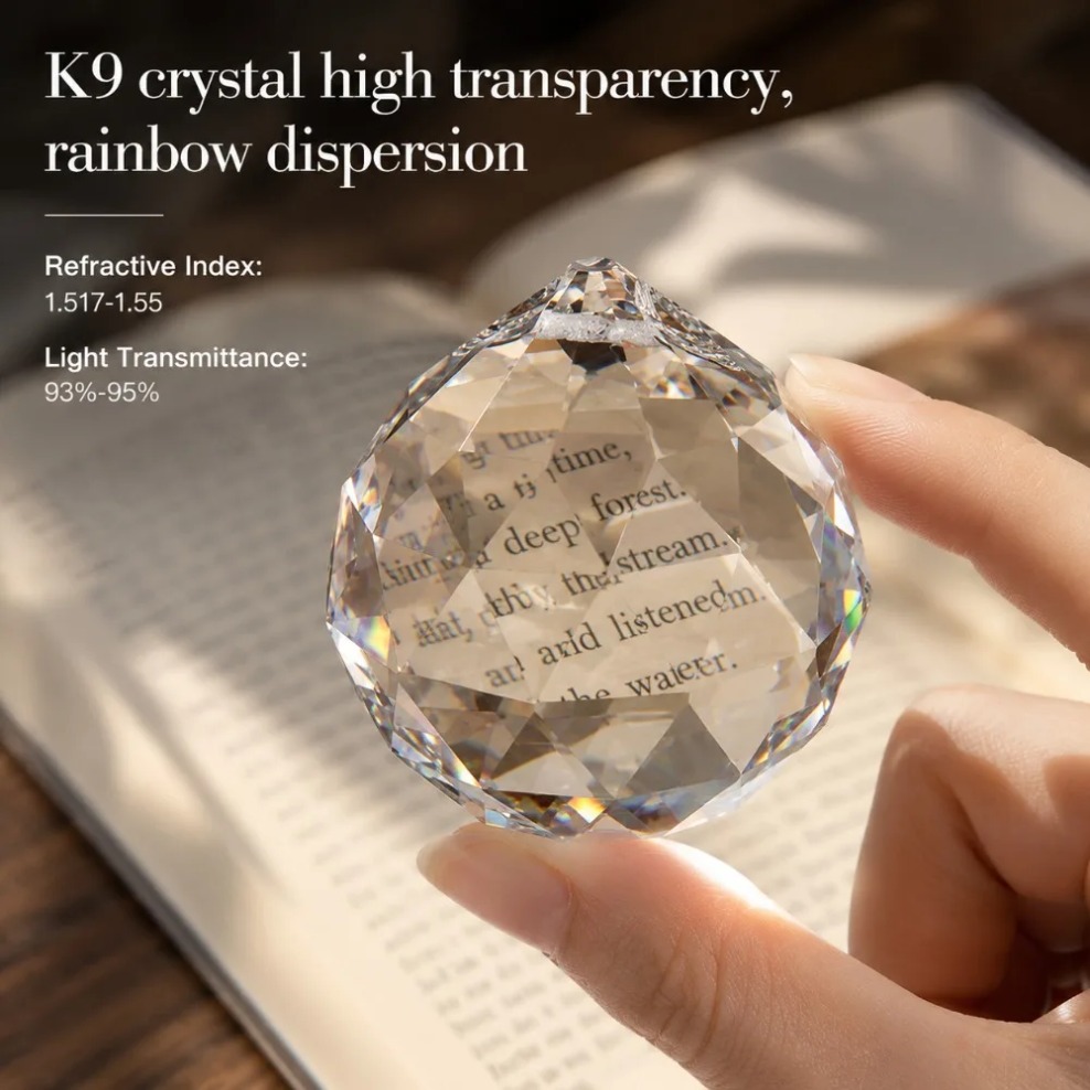 Bola de Cristal Transparente d - Crystal Sun Catcher reseña y precio