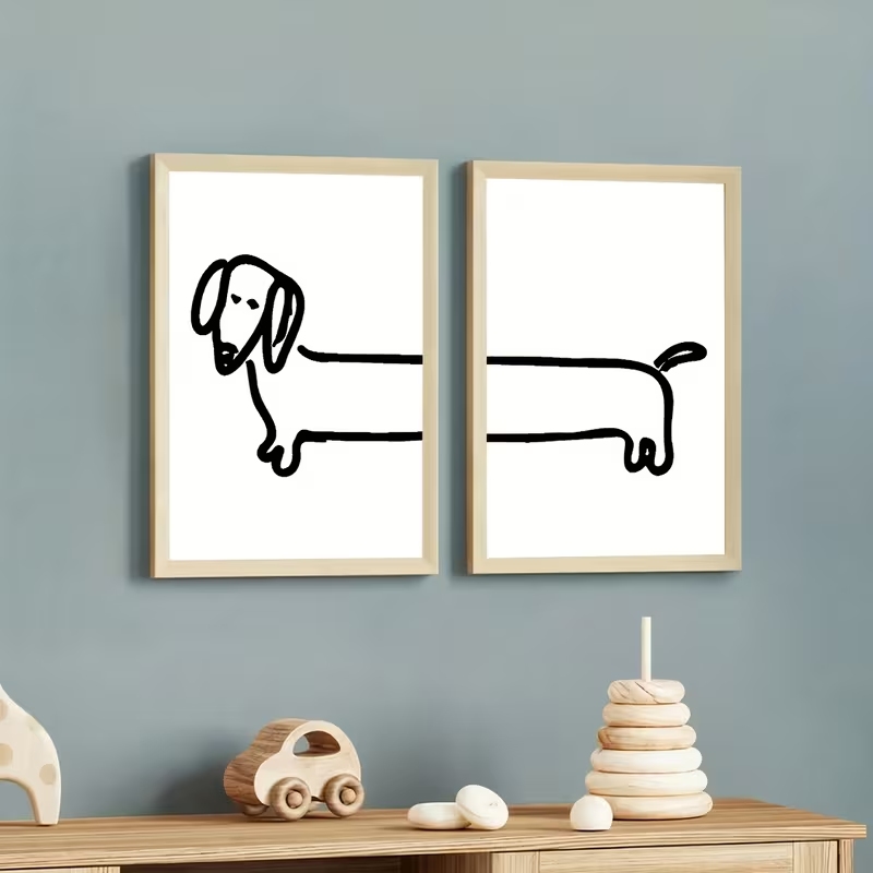 2 piezas de arte moderno para  - Home Decor Foto reseña y precio