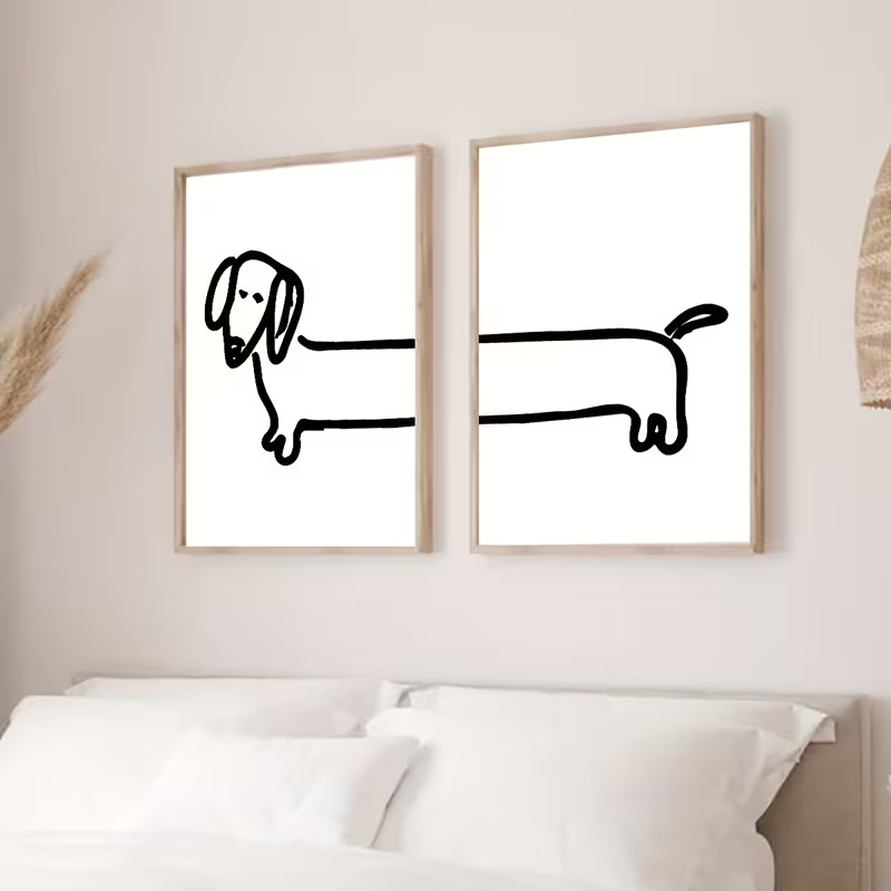 2 piezas de arte moderno para  - Home Decor Foto reseña y precio