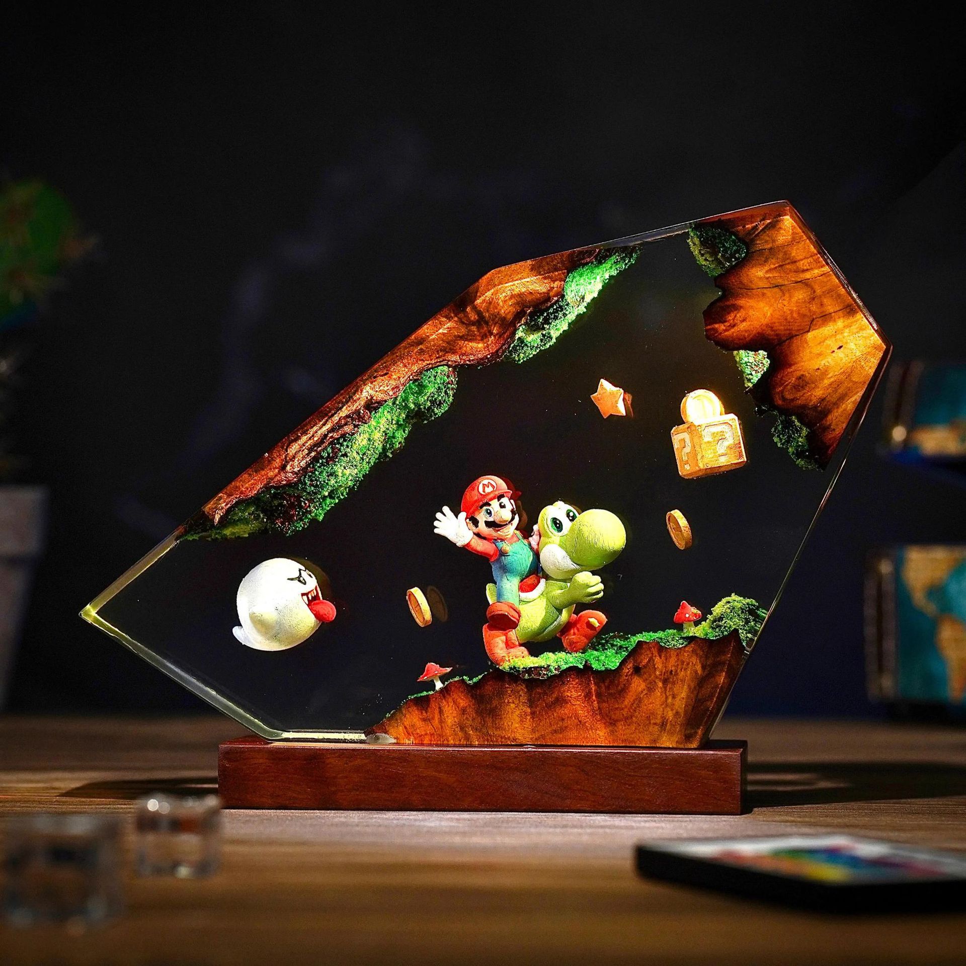 Lámpara de Resina de Mesa, Fig - Home Decor Ideas reseña y precio