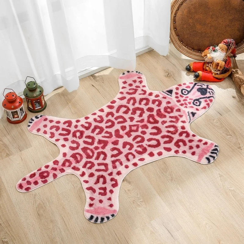 VIKAMA Alfombra irregular con  - Cowhide Rug Faux reseña y precio