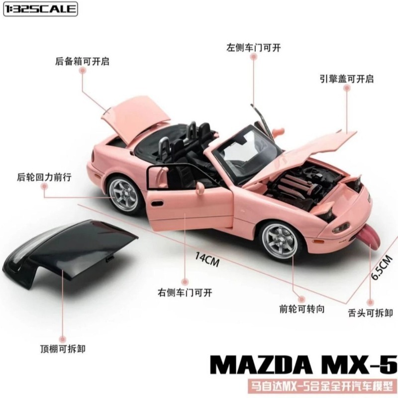 Modelo a Escala 1:32 del Mazda - Home Decor Happy reseña y precio