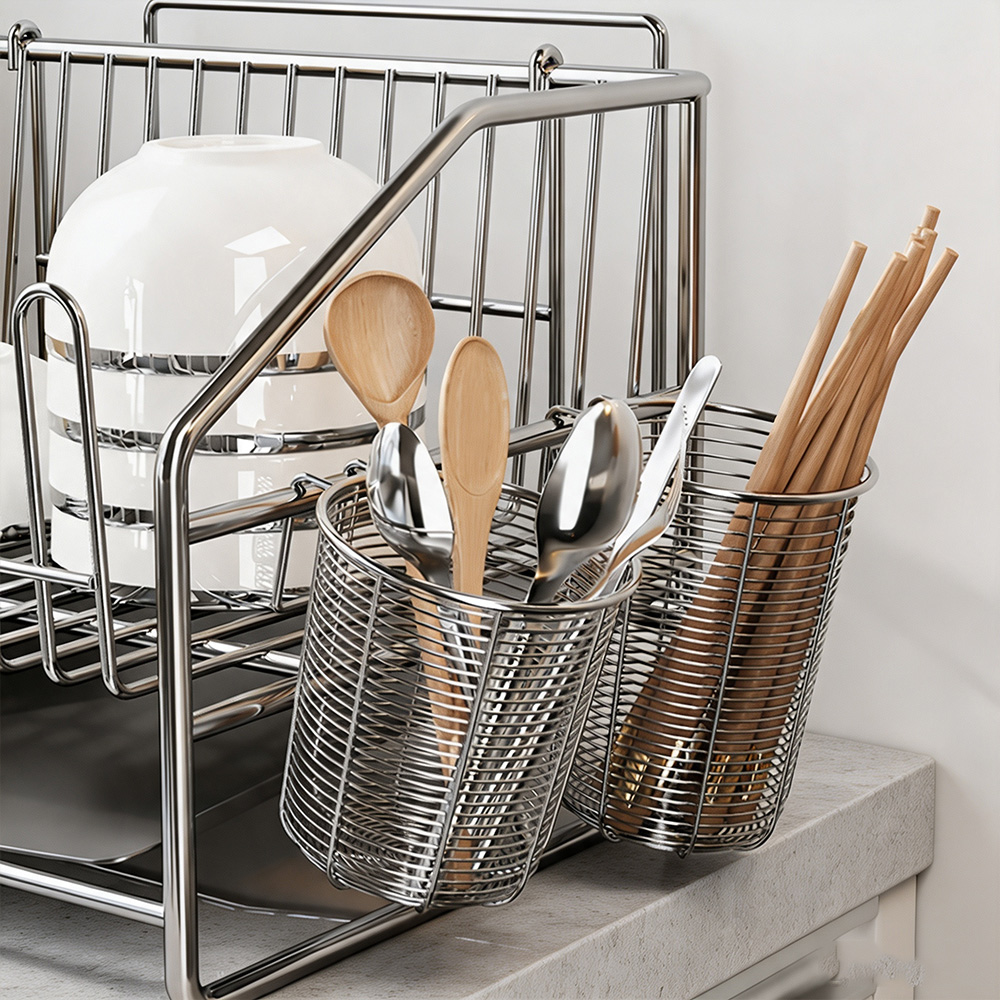 Escurridor de Utensilios de Ac - Woven Wall Basket reseña y precio