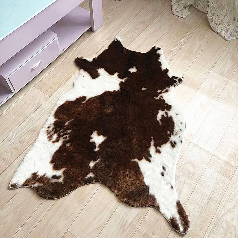 Alfombra con estampado de Tigr - Cowhide Rug Faux reseña y precio