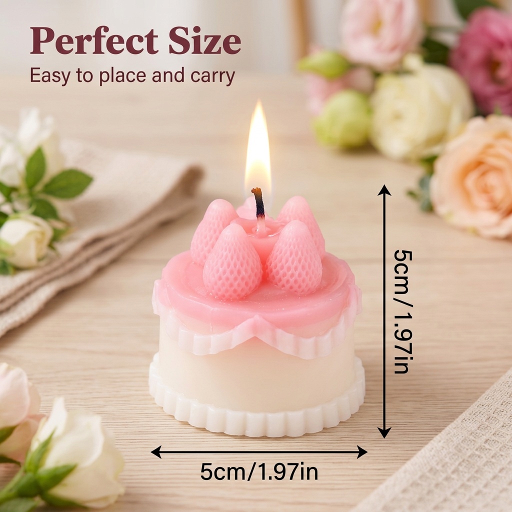 1 vela aromática con forma de  - Home Decor Flowers reseña y precio