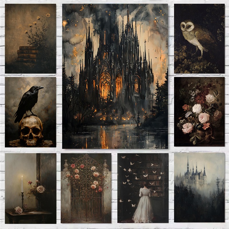 Póster de Lona con Diseño de C - Home Decor Gothic reseña y precio