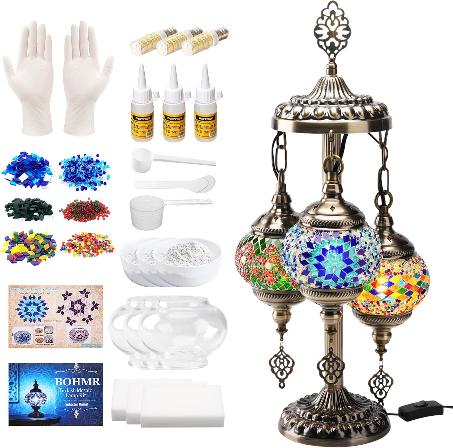 Kit de Lámpara Turca de Mosaic - H&M Home Decor reseña y precio