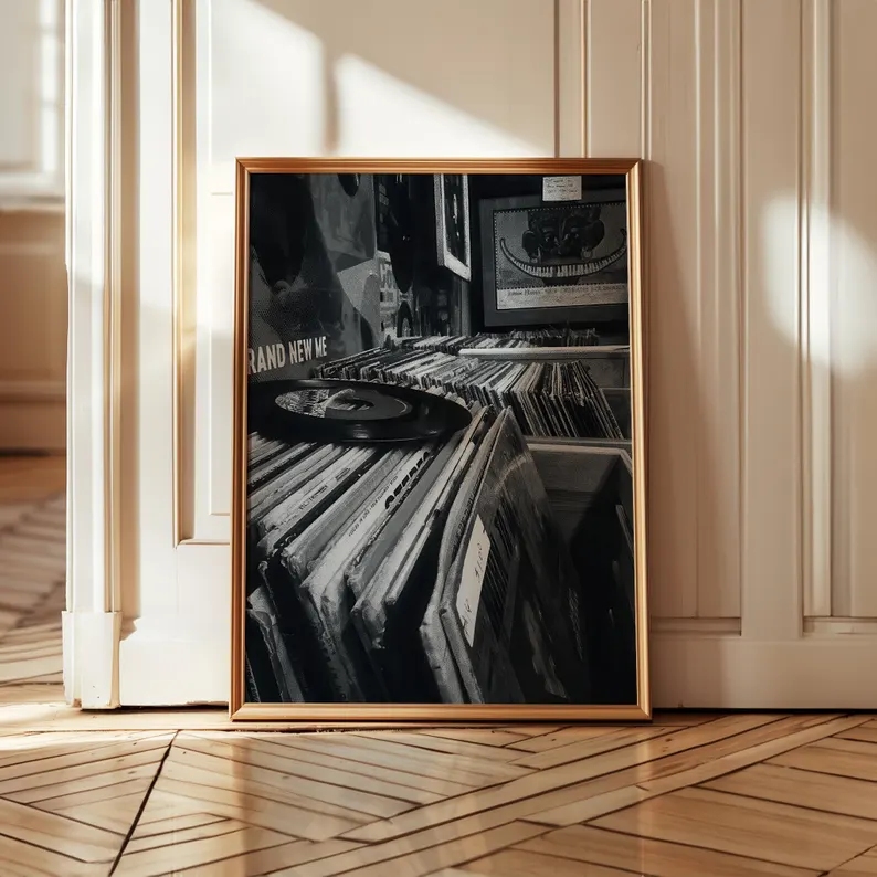 Tienda de discos de vinilo mod - Home Decor Store reseña y precio