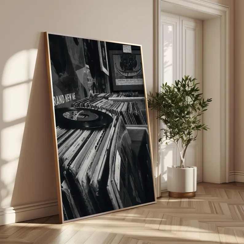 Tienda de discos de vinilo mod - Home Decor Store reseña y precio