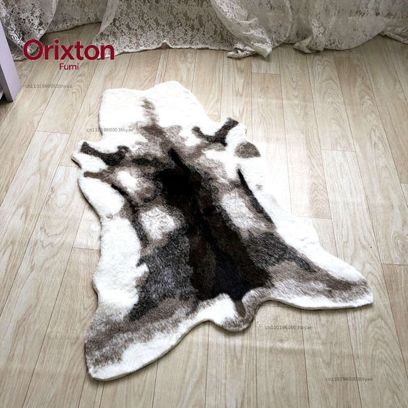 Alfombra con Estampado de Tigr - Cowhide Rug Faux reseña y precio