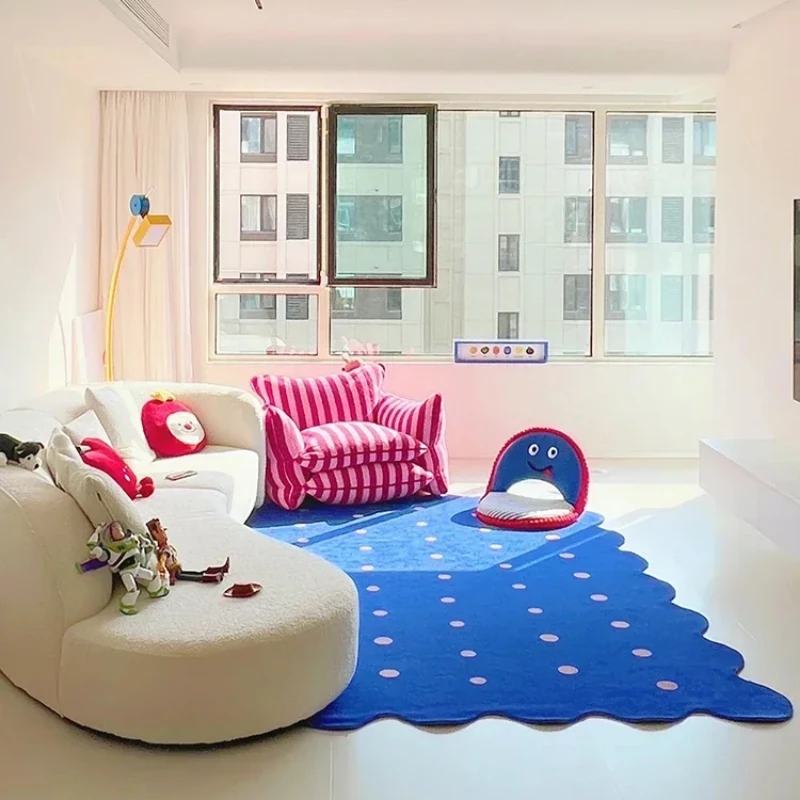 Alfombra azul Klein para sala  - Home Decor Ig reseña y precio