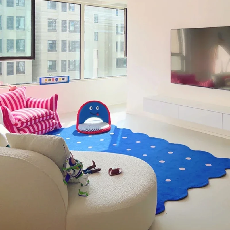 Alfombra azul Klein para sala  - Home Decor Ig reseña y precio