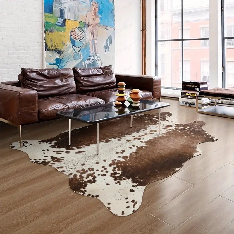 Alfombra de Piel Sintética de  - Cowhide Rug Faux reseña y precio